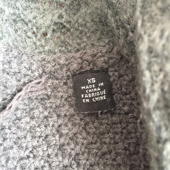 Anthropologie gray wool sweater cardigan - Picture 6 of 7